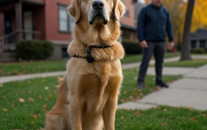 Service dog in training
