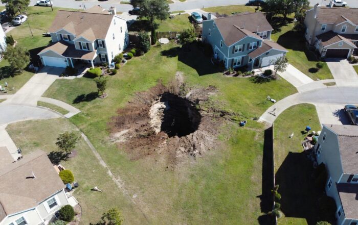 Sink hole in HOA