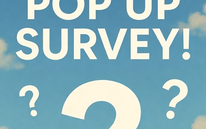Pop Up Survey on HOA dues