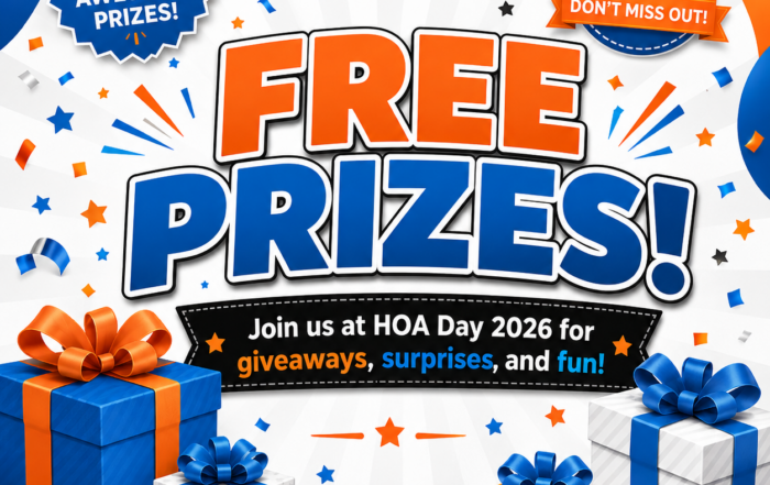Win Prizes at HOA Day