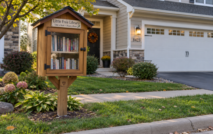 Free Little Library in HOA