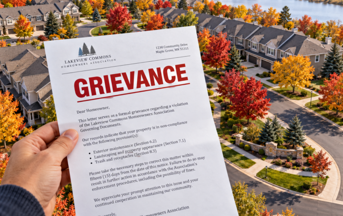 HOA Grievance for SF 1750